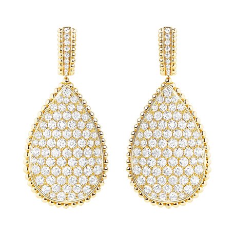 Fine jewelry - Serpent Bohème XL sleepers paved with diamonds on yellow gold.jpg