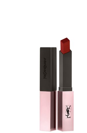 أحمر الشفاه Rouge Pur Couture The Slim Glow Matte Lipstick 202 Insurgent Red من YSL Beauty