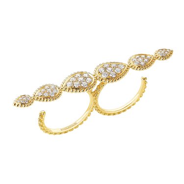 Serpent Bohème multi-motifs hand ring paved with diamonds on yellow gold.jpg