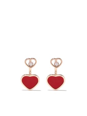 FARFETCH Chopard 18kt rose gold Happy Heart earrings AED 13,270.jpeg