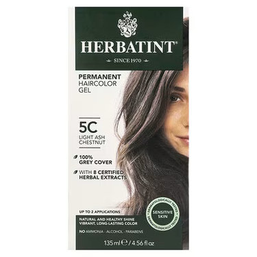 Herbatint, Permanent Haircolor Gel, 5C, Light Ash Chestnut.jpg