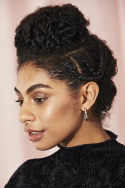 تسريحة Two-Strand Twist Bun.jpg