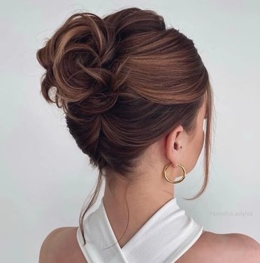 تسريحة  High Updo for Short Hair.jpg