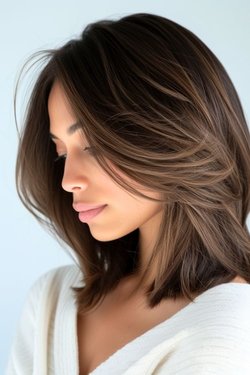 تسريحة  Sleek Layered Lob.jpg