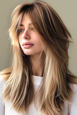 تسريحة Dark Blonde Shag.jpg