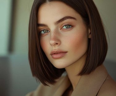 تسريحة Brunette Blunt Cut.jpg