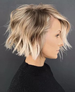 تسريحة Textured Chin Bob.jpg