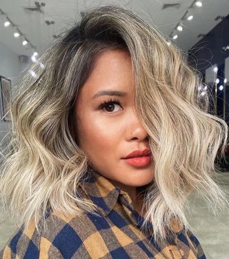 تسريحة Wavy Lob.jpg