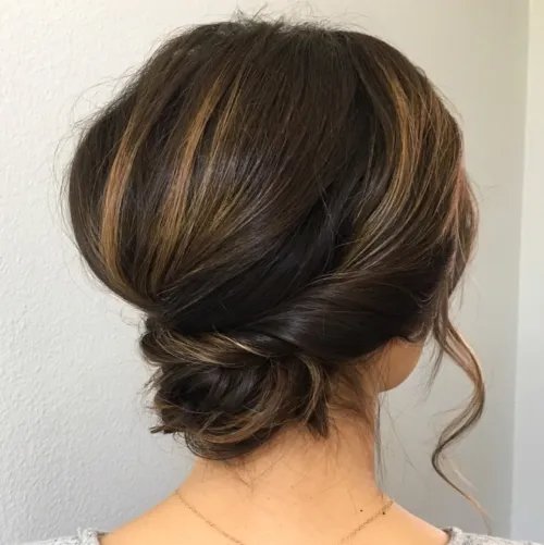 تسريحة Twisted Updo for Short Hair.jpg