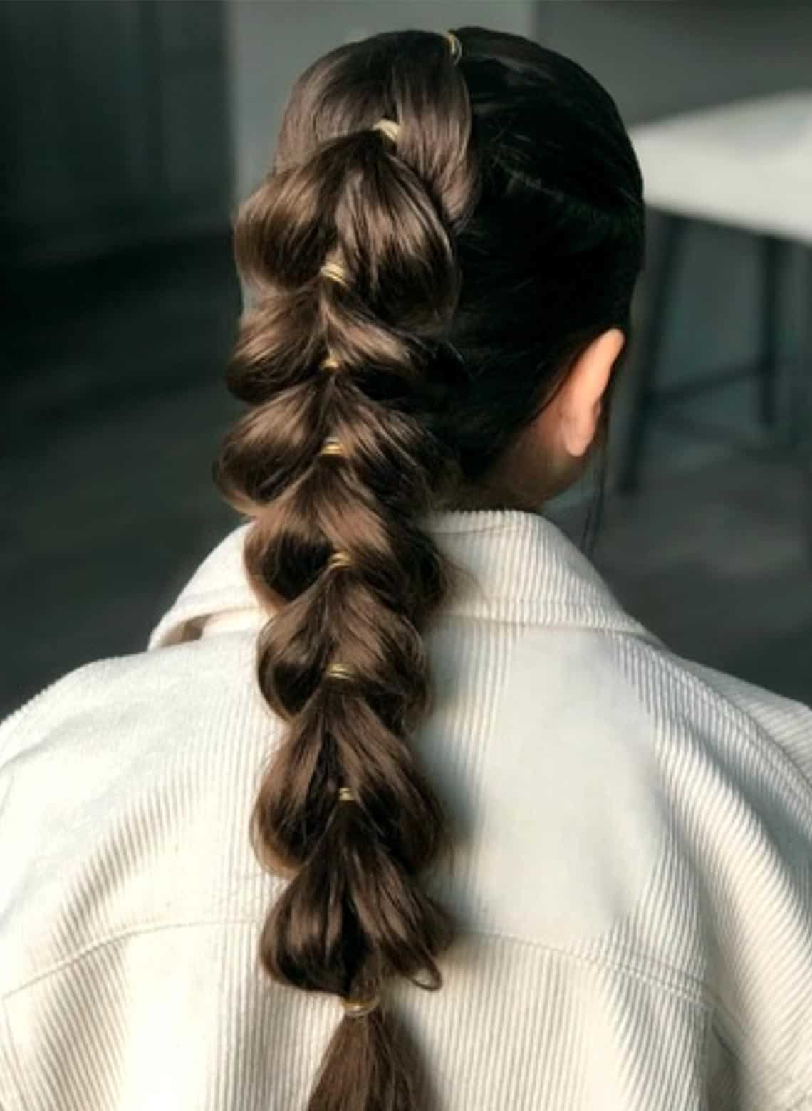 تسريحة Bubble braid.jpg