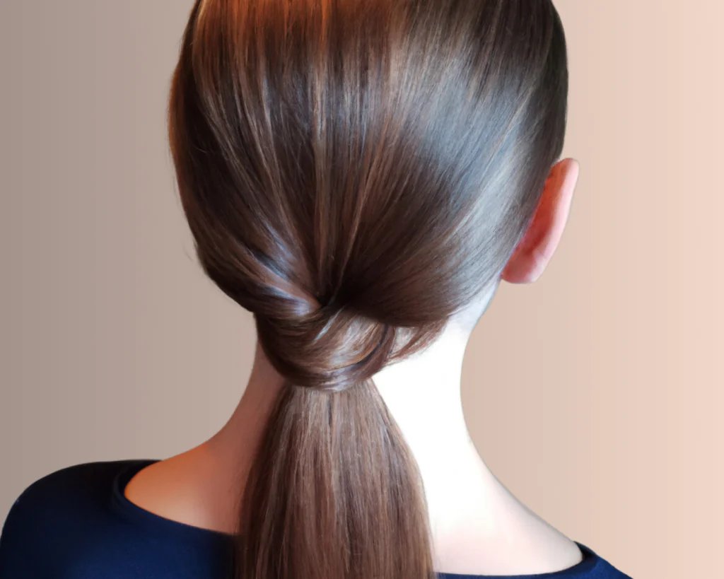 تسريحة Sleek Low Ponytail.jpg