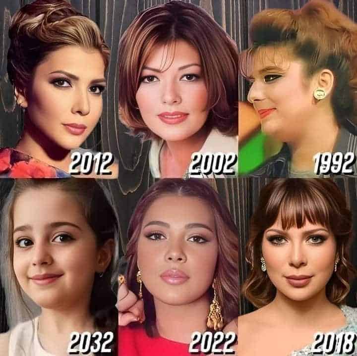 صور اصالة من الصغر حتى الآن