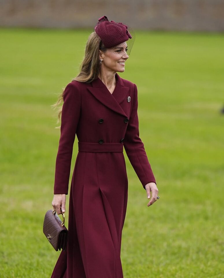 كيت ميدلتون بإطلالات مختلفة خلال استقبال ميلانيا ترامب