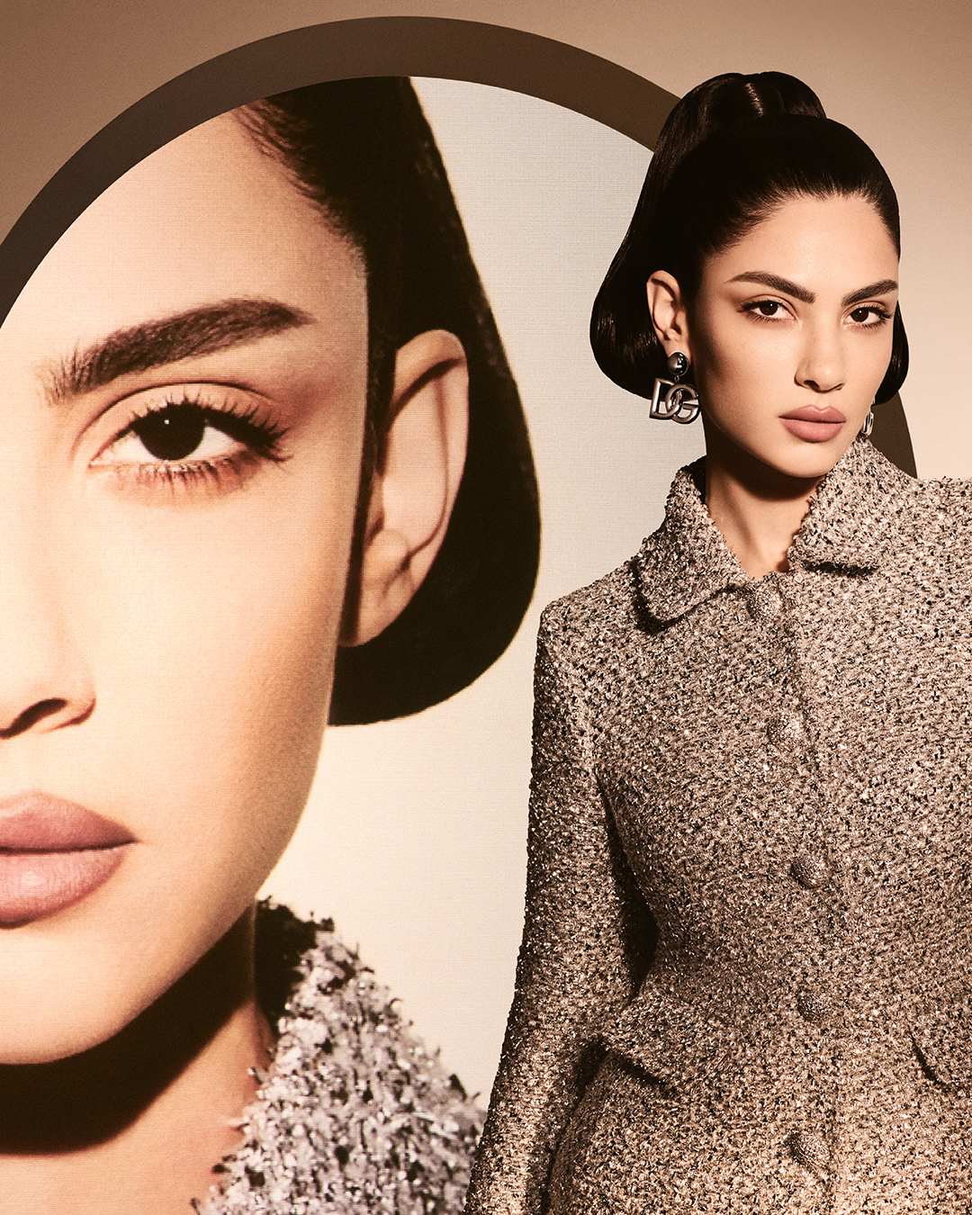 هدى المفتي في حملة Dolce & Gabbana لموسم الاحتفالات 2025