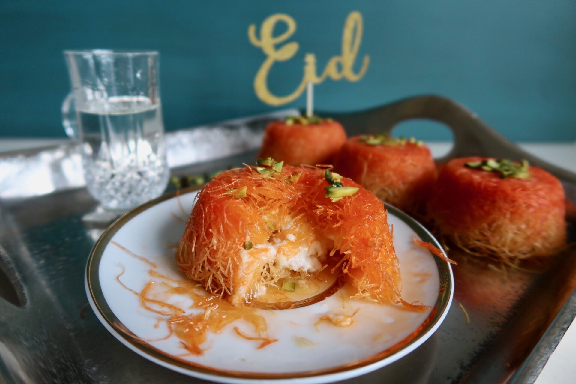 الكنافة بالقشطة