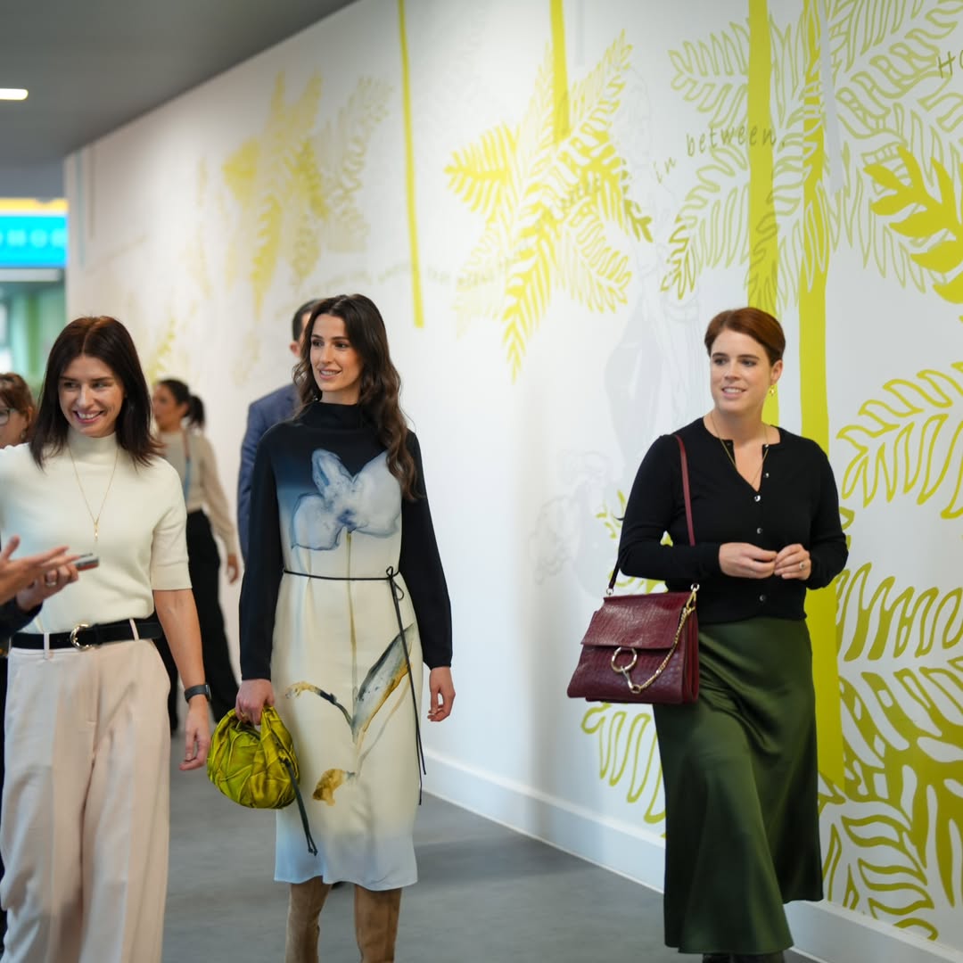 الأميرة رجوة الحسين تزور مركزًا صحيًا في لندن برفقة الأميرة يوجيني