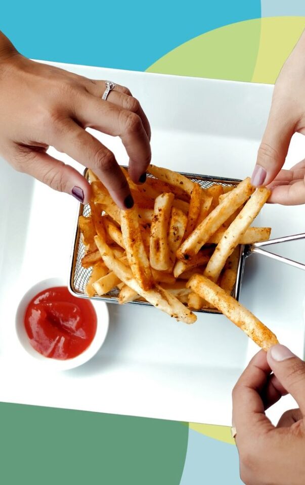 كم سعرة حرارية في البطاطس المقلية؟