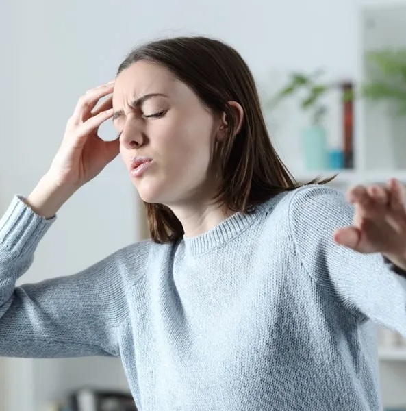 ما هي اسباب الدوخة عند انحناء الراس؟