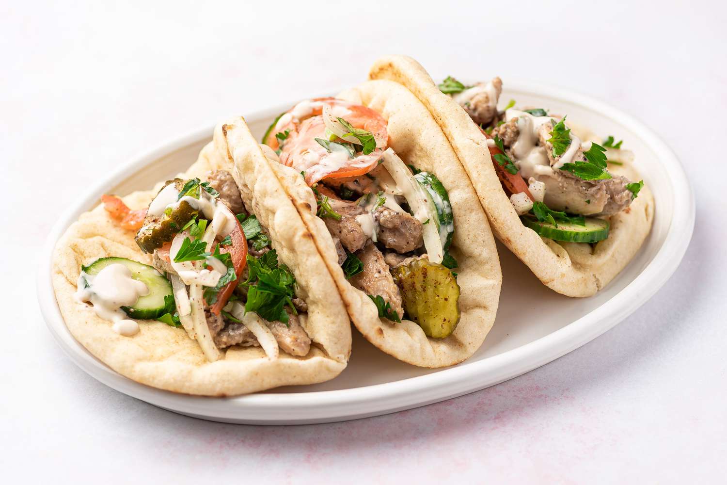 حجم صغير للشاورما بالدجاج