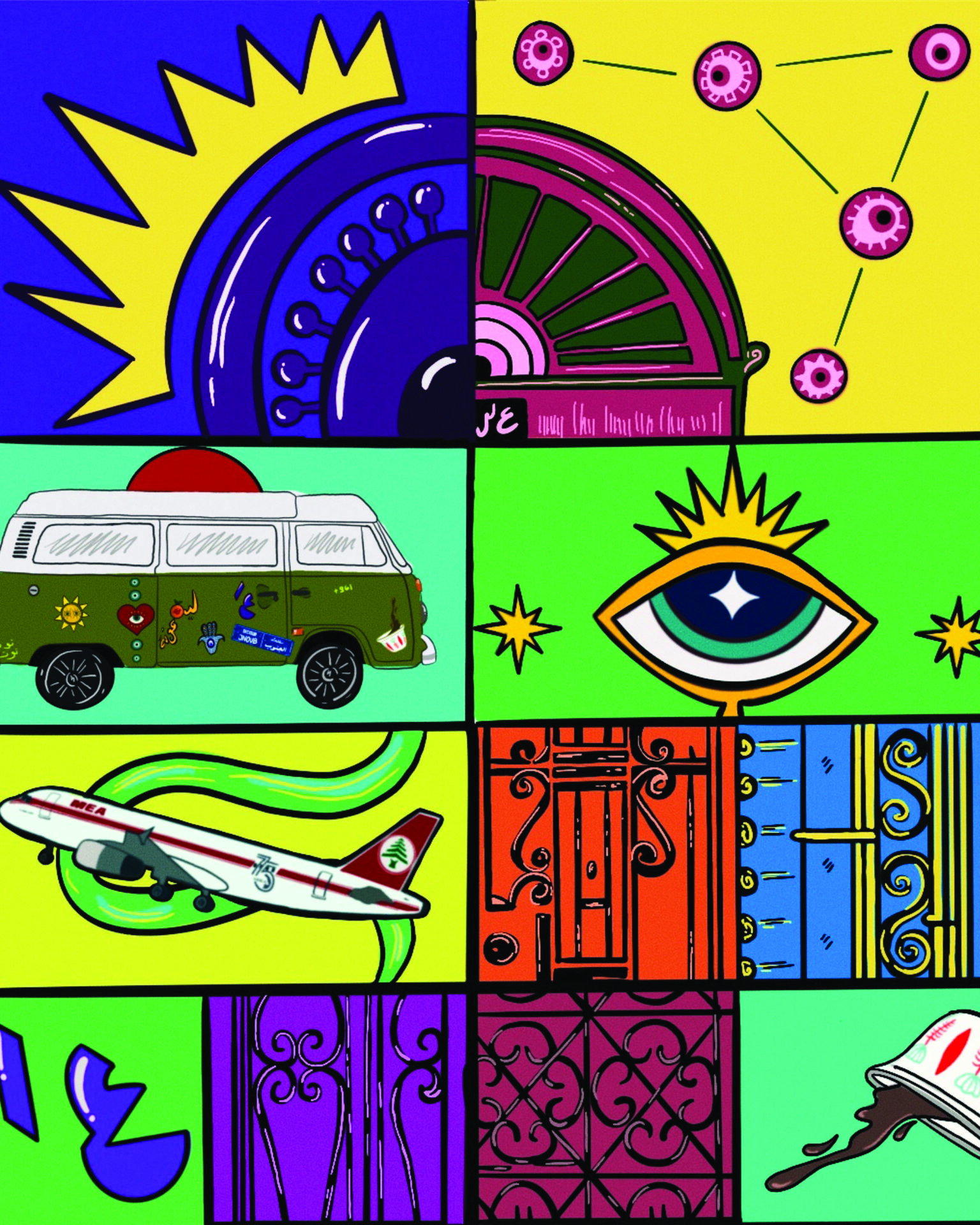 عليا بساط: المخاطرة جعلتني أكثر جرأة وإبداعاً في أعمالي الفنية