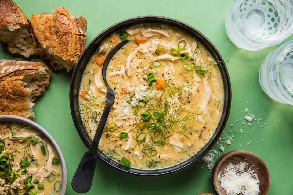 طريقة تحضير شوربة الكريمة بالدجاج