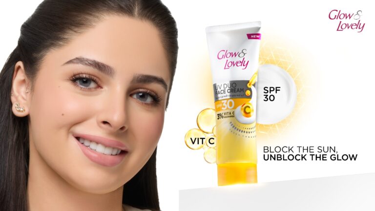 تألقي ببشرة مشرقة مع كريم Glow & Lovely UV DUO
