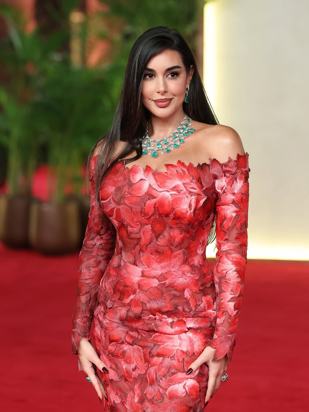 ياسمين صبري بفستان من تصميم جان بيير خوري ومجوهرات Chopard