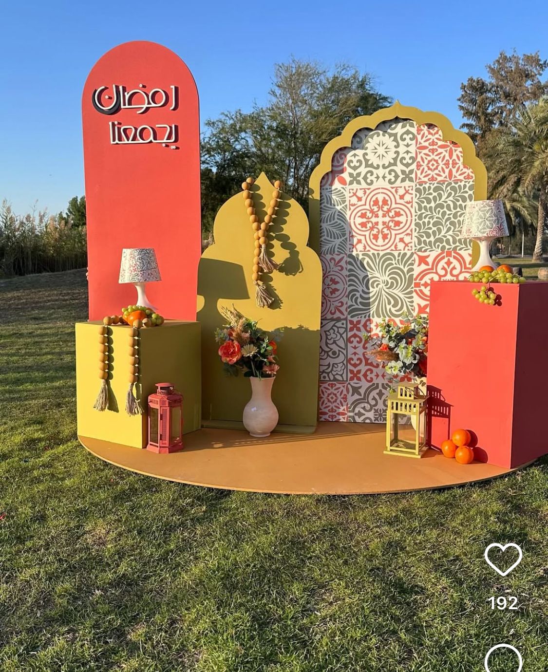 تصميم رمضاني للصور في الاماكن العامة