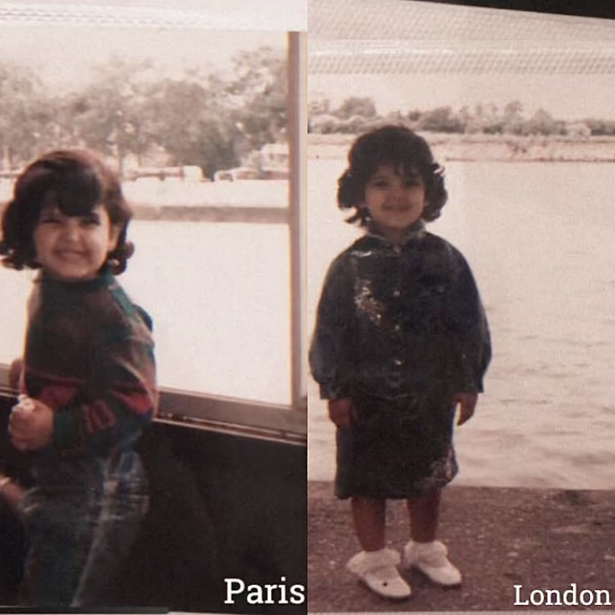 صور افنان الباتل وهي صغيرة