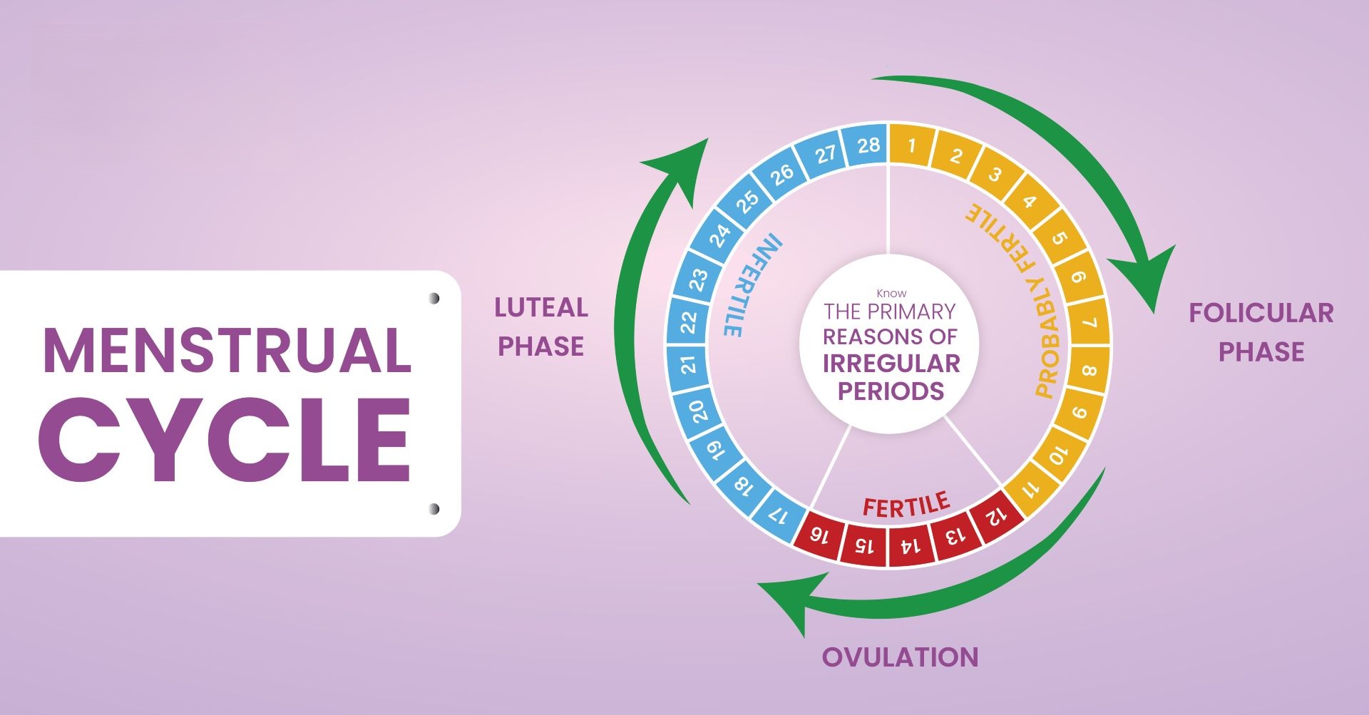 الدورة الشهرية الغير منتظمة