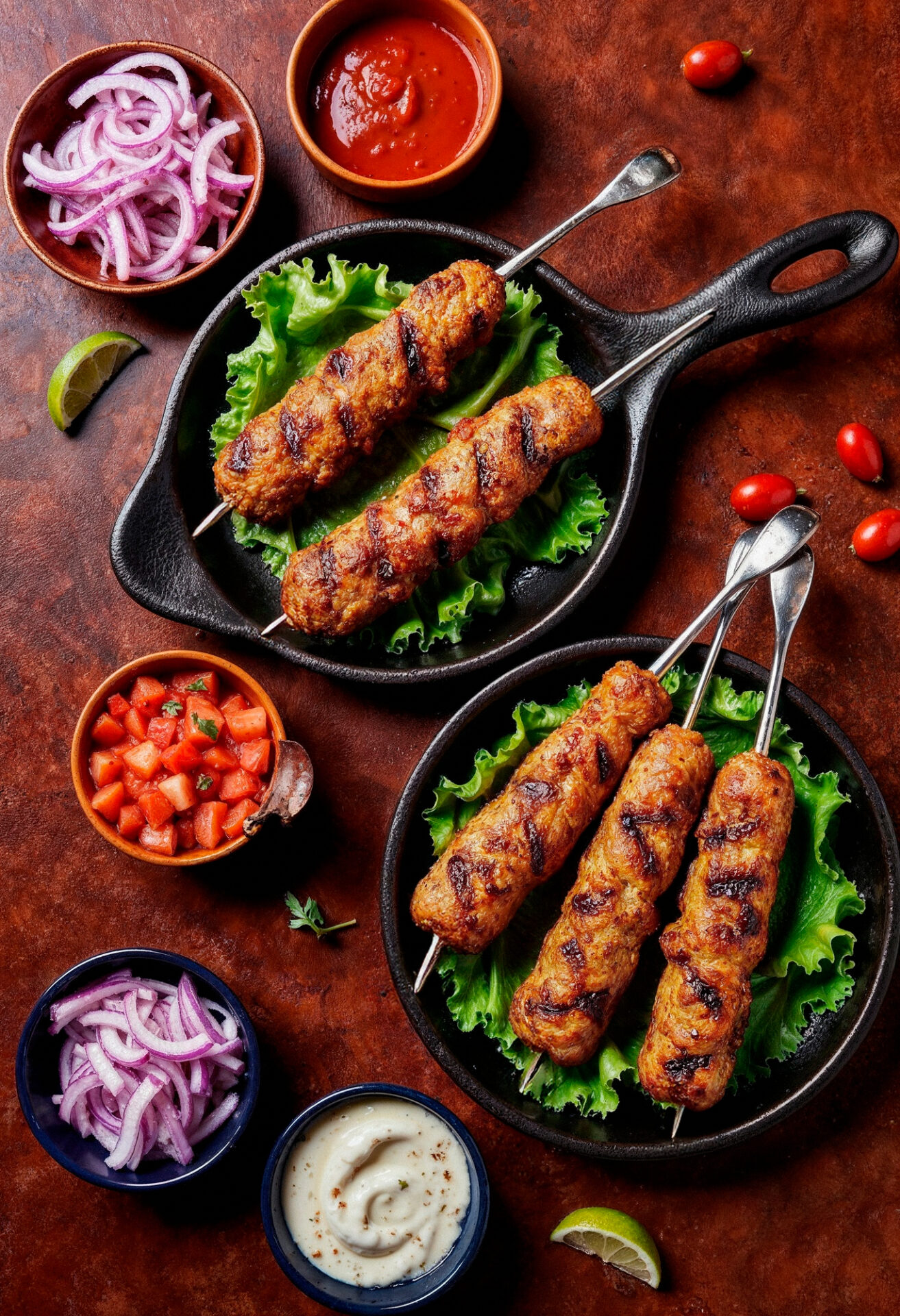 اصل الكباب وتنوّع نكهاته