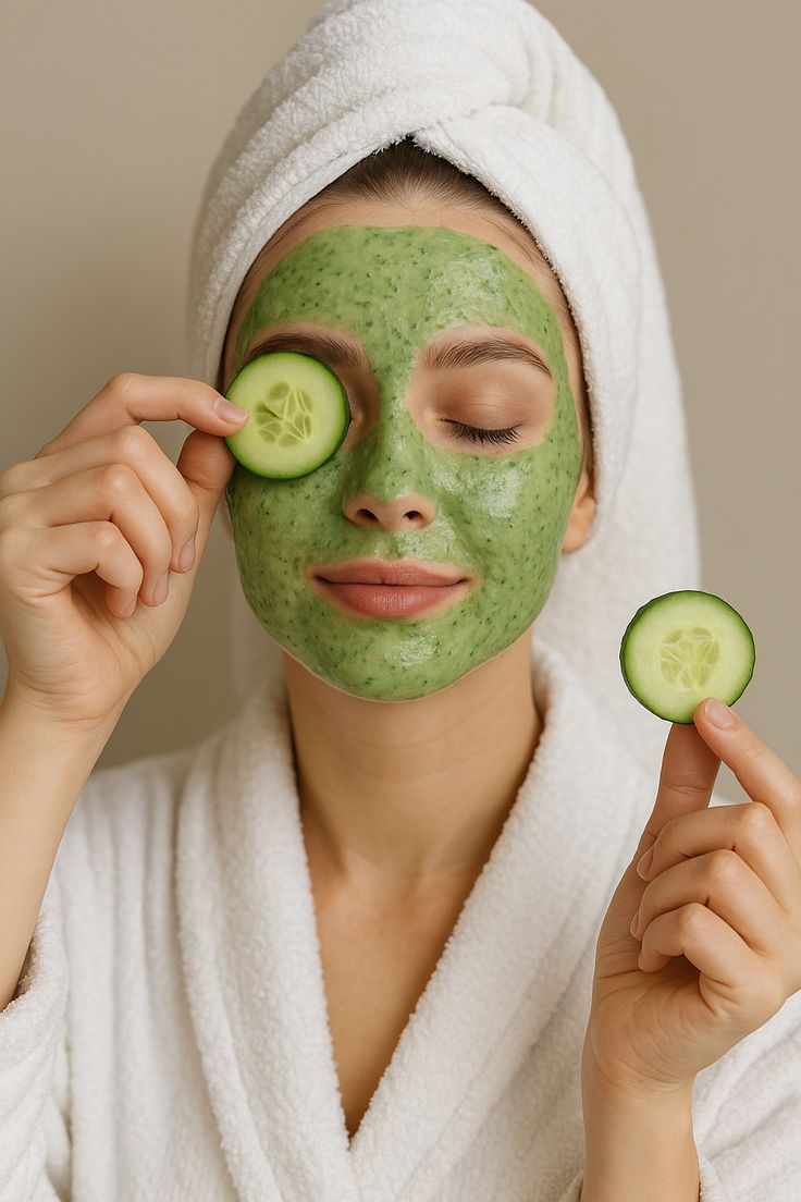 ماسك الخيار للوجه في رمضان