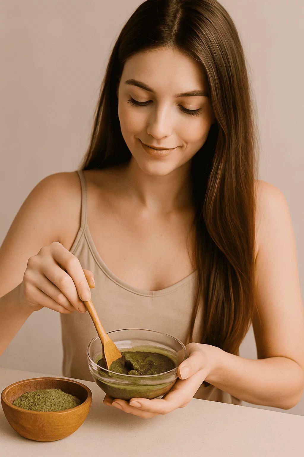 خلطه حناء لتنعيم وتطويل الشعر... بديل آمن للمواد الكيميائية!