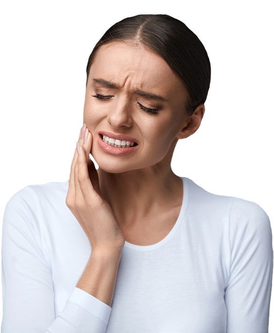 الم نتيجة الفكين وعظام الوجه