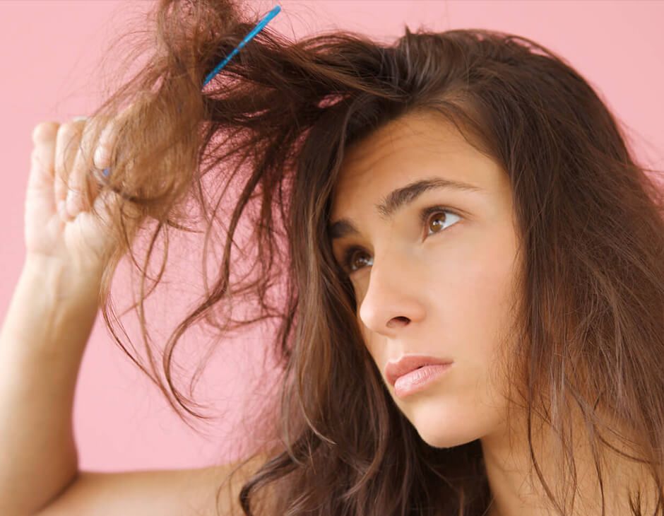 صعوبة تنظيف الشعر