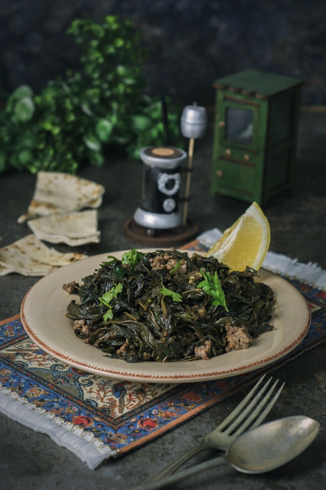 اسهل طريقة عمل الملوخية المجمدة