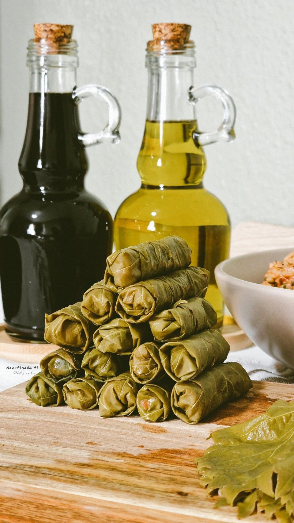 تحضير ورق العنب المحشي