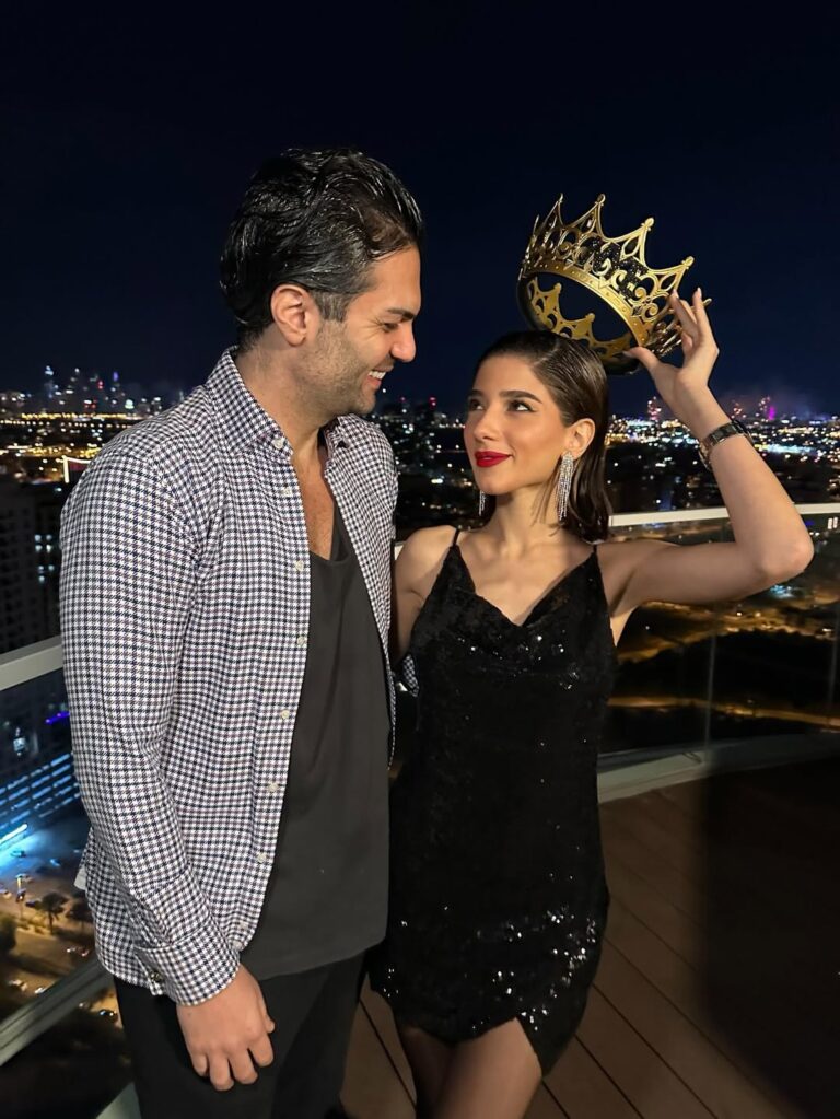 نارين بيوتي تحتفل بذكرى زواجها الأولى من رامي