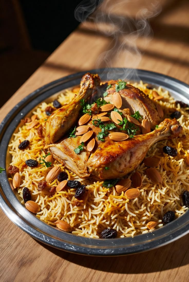 طريقة عمل كبسة الدجاج