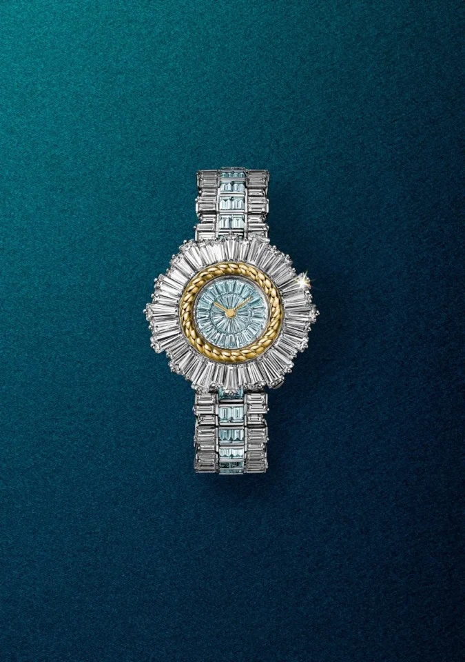 .Tiffany & Co تحوّل الوقت إلى تحفة استثنائية من الألماس والأكوامارين
