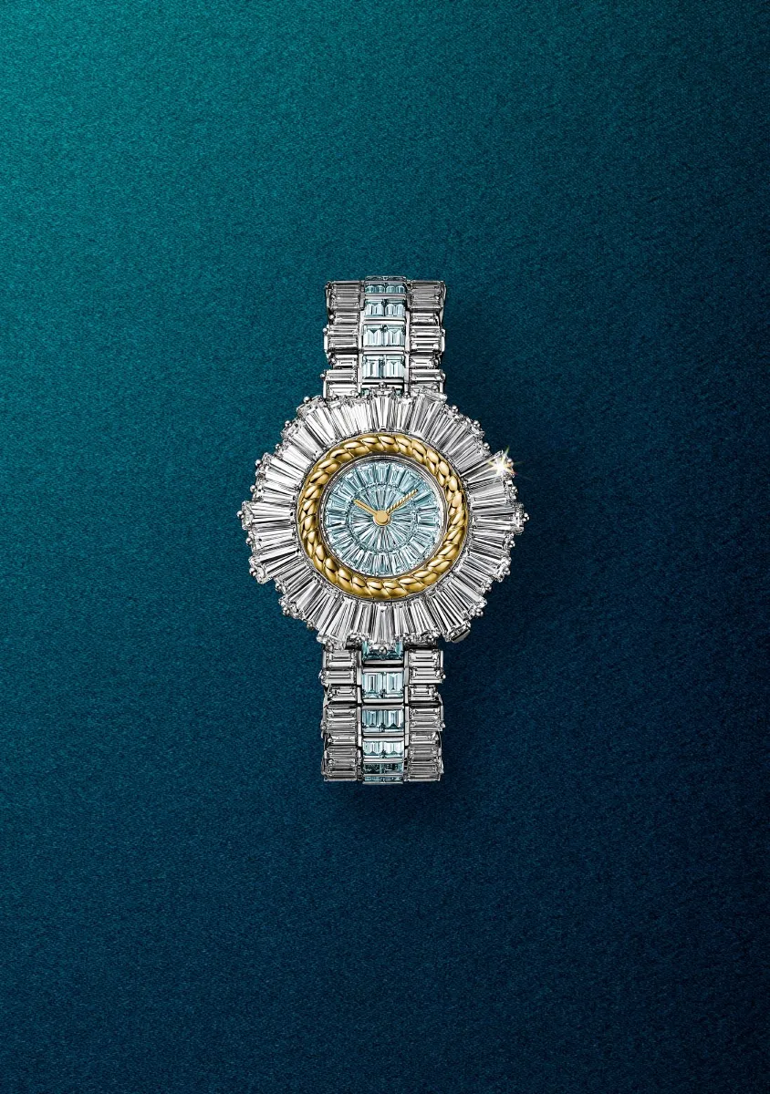 .Tiffany & Co تحوّل الوقت إلى تحفة استثنائية من الألماس والأكوامارين