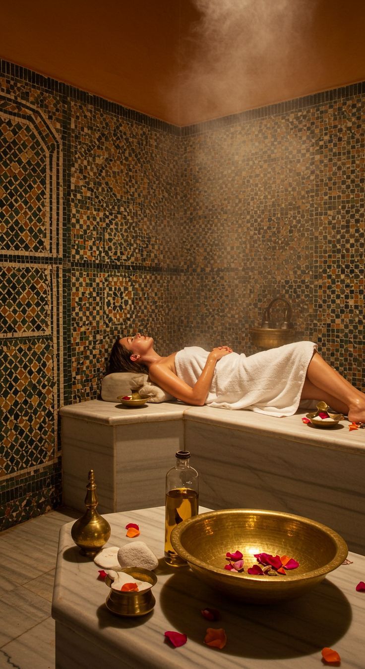 ما الفرق بين الحمام المغربي والحمام التركي من حيث الخطوات والفوائد؟
